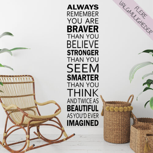 Wallstickers - stort udvalg hos Hjemlux.dk