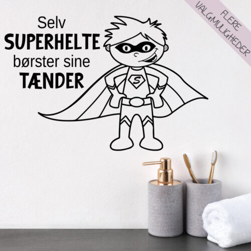 Wallstickers - WC - BAD - TOILET -stort udvalg hos Hjemlux.dk