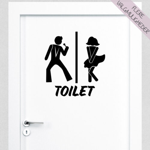 Wallstickers - WC - BAD - TOILET -stort udvalg hos Hjemlux.dk