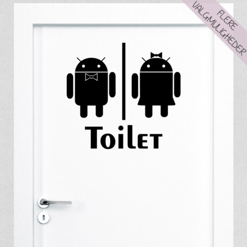 Wallstickers - WC - BAD - TOILET -stort udvalg hos Hjemlux.dk