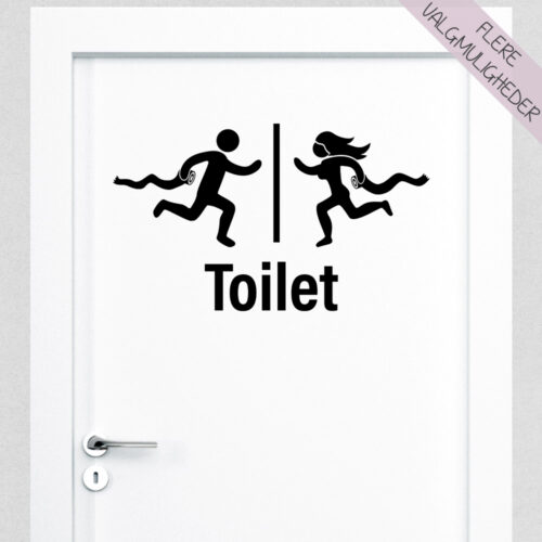 Wallstickers - WC - BAD - TOILET -stort udvalg hos Hjemlux.dk
