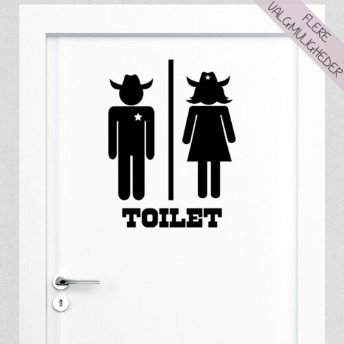 Wallstickers - WC - BAD - TOILET -stort udvalg hos Hjemlux.dk