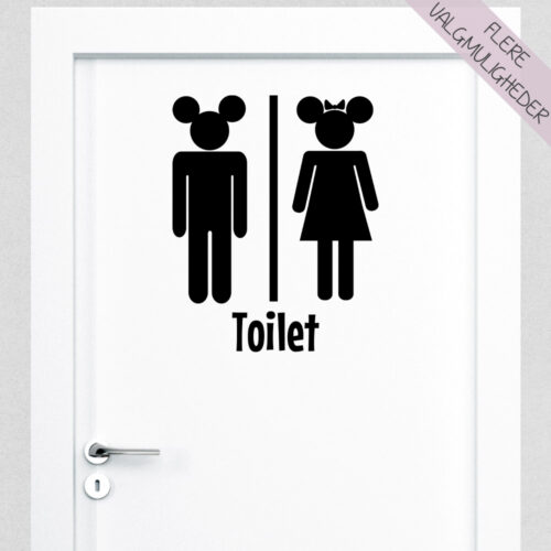 Wallstickers - WC - BAD - TOILET -stort udvalg hos Hjemlux.dk