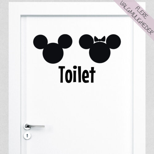 Wallstickers - WC - BAD - TOILET -stort udvalg hos Hjemlux.dk