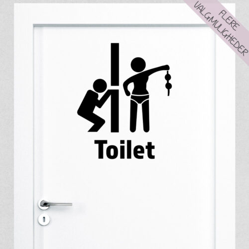 Wallstickers - WC - BAD - TOILET -stort udvalg hos Hjemlux.dk