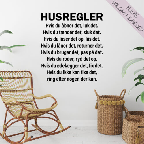 Wallstickers - stort udvalg hos Hjemlux.dk