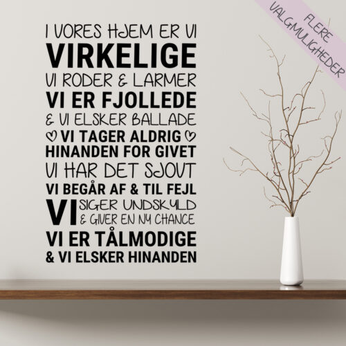 Wallstickers - stort udvalg hos Hjemlux.dk