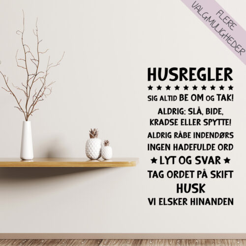 Wallstickers - stort udvalg hos Hjemlux.dk