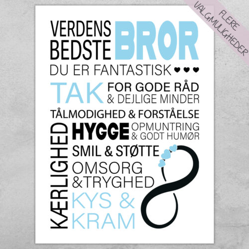 Plakat - personlige plakater - stort udvalg hos Hjemlux.dk