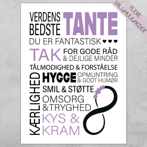 Plakat - personlige plakater - stort udvalg hos Hjemlux.dk