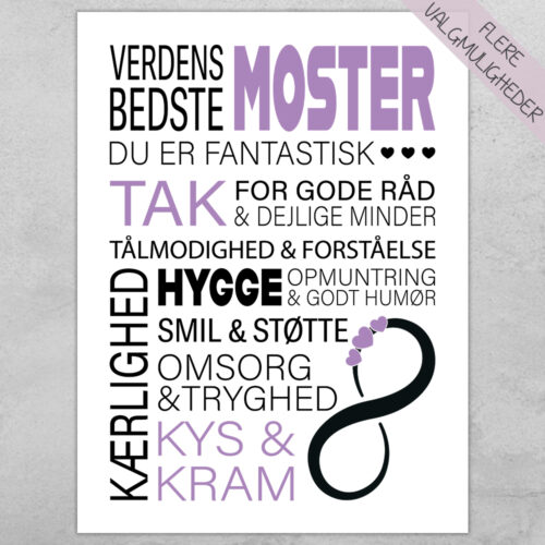 Plakat - personlige plakater - stort udvalg hos Hjemlux.dk