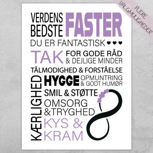 Plakat - personlige plakater - stort udvalg hos Hjemlux.dk