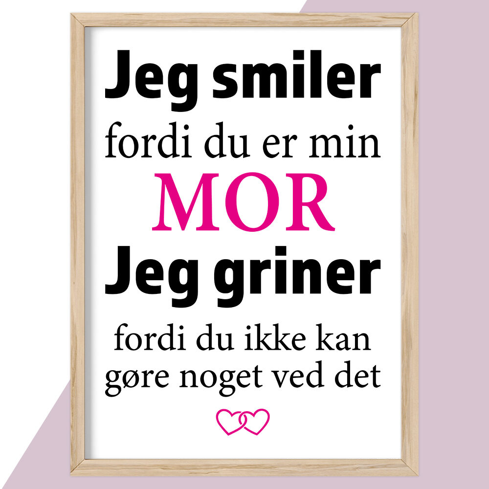 Plakat - personlige plakater - stort udvalg hos Hjemlux.dk