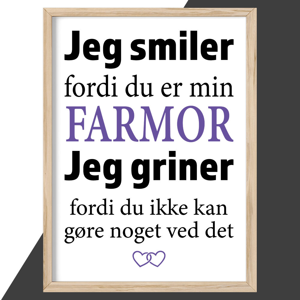 Plakat - personlige plakater - stort udvalg hos Hjemlux.dk