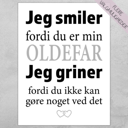 Plakat - personlige plakater - stort udvalg hos Hjemlux.dk