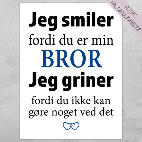 Plakat - personlige plakater - stort udvalg hos Hjemlux.dk