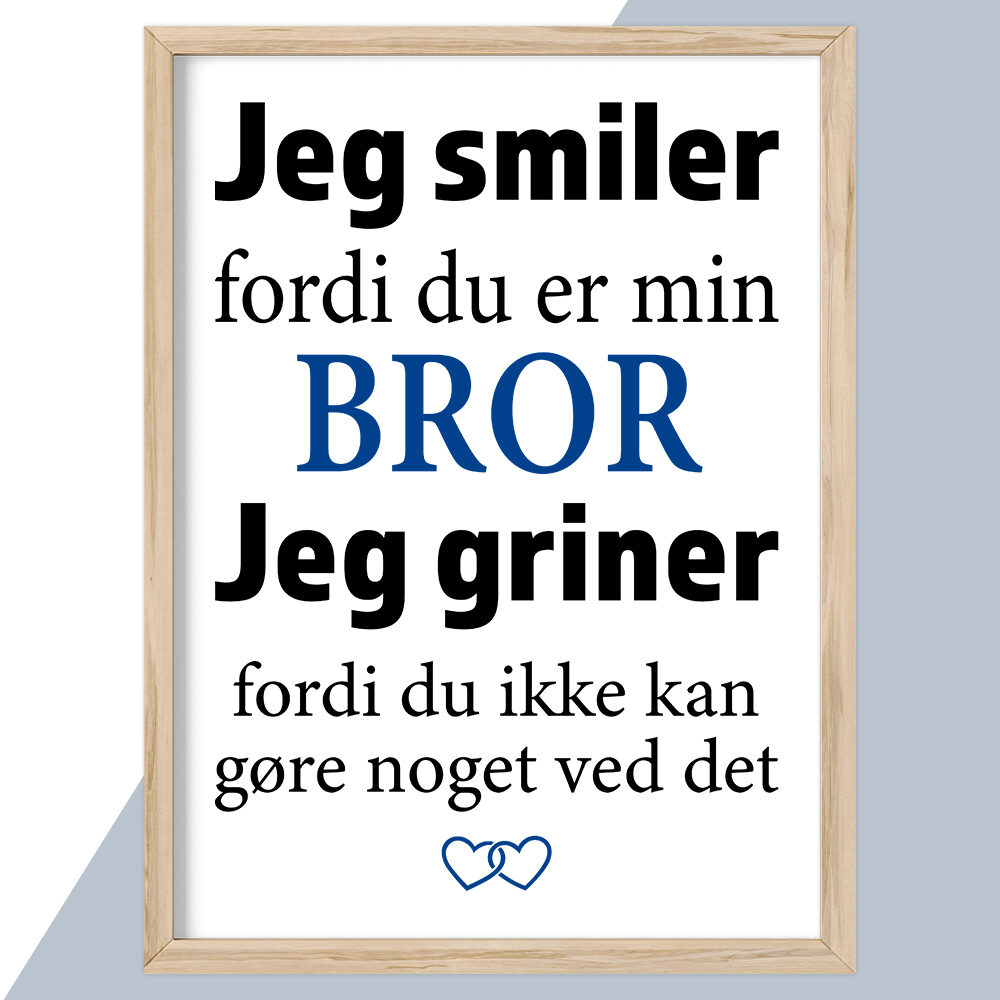 Plakat - personlige plakater - stort udvalg hos Hjemlux.dk
