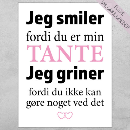 Plakat - personlige plakater - stort udvalg hos Hjemlux.dk