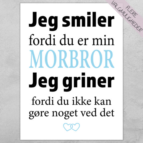 Plakat - personlige plakater - stort udvalg hos Hjemlux.dk