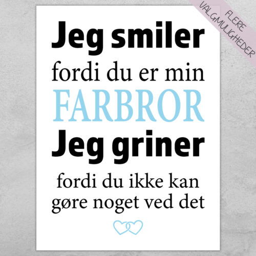 Plakat - personlige plakater - stort udvalg hos Hjemlux.dk