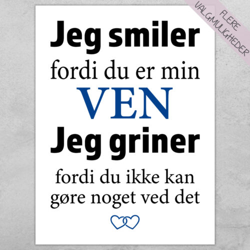 Plakat - personlige plakater - stort udvalg hos Hjemlux.dk