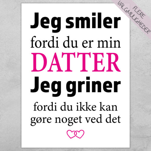 Plakat - personlige plakater - stort udvalg hos Hjemlux.dk