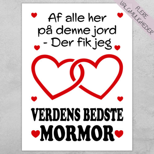 Plakat - personlige plakater - stort udvalg hos Hjemlux.dk