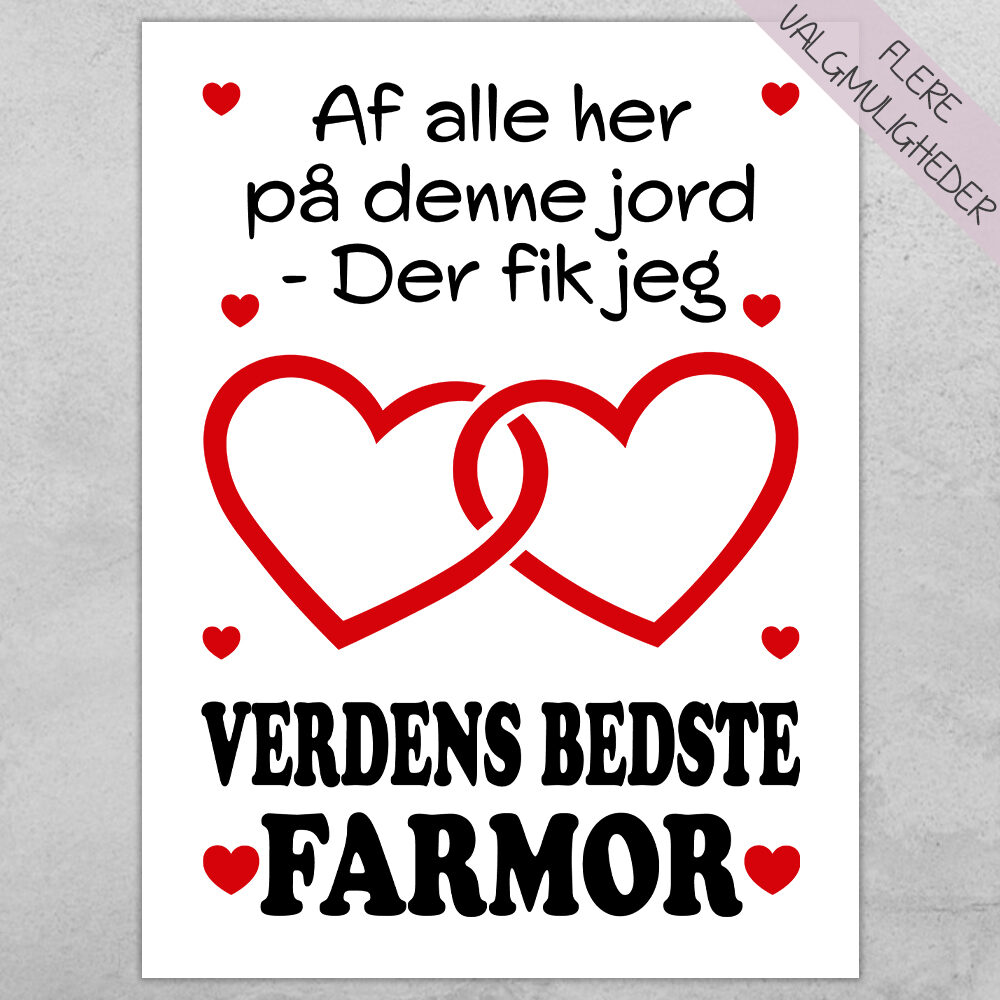 Plakat - personlige plakater - stort udvalg hos Hjemlux.dk