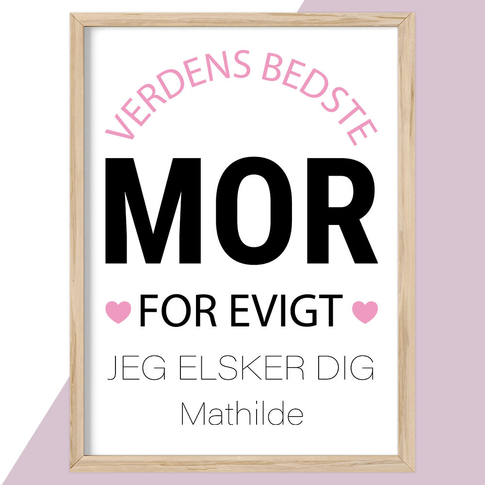 Plakat - personlige plakater - stort udvalg hos Hjemlux.dk