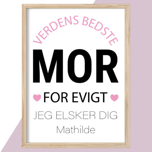 Plakat - personlige plakater - stort udvalg hos Hjemlux.dk