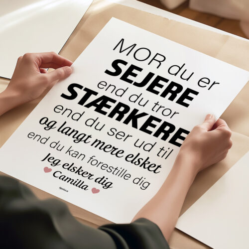 Du er sejere end du tror - mor | Plakat - Billede 3