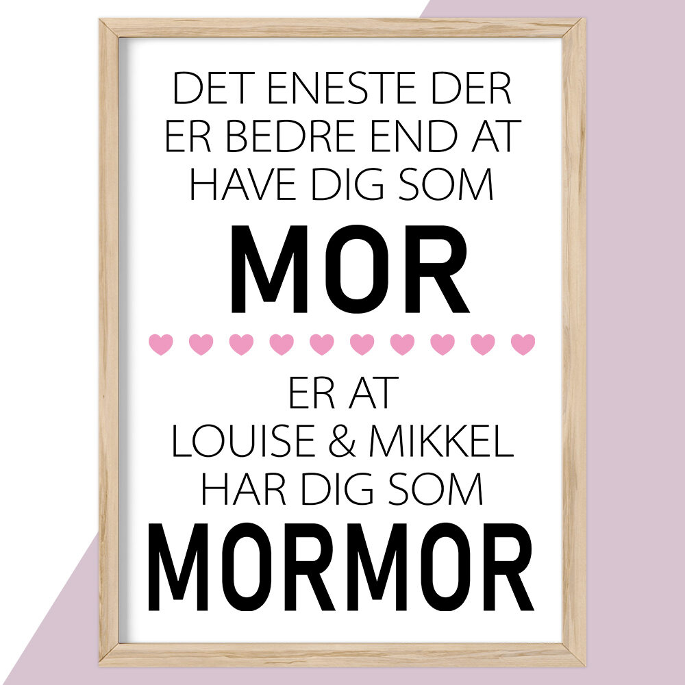 Plakat - personlige plakater - stort udvalg hos Hjemlux.dk