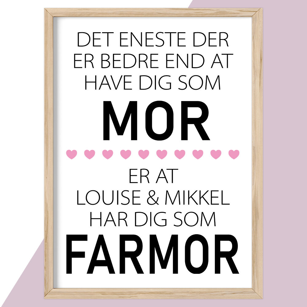 Plakat - personlige plakater - stort udvalg hos Hjemlux.dk