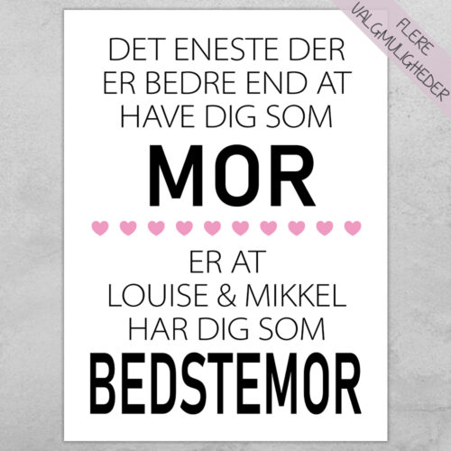 Plakat - personlige plakater - stort udvalg hos Hjemlux.dk