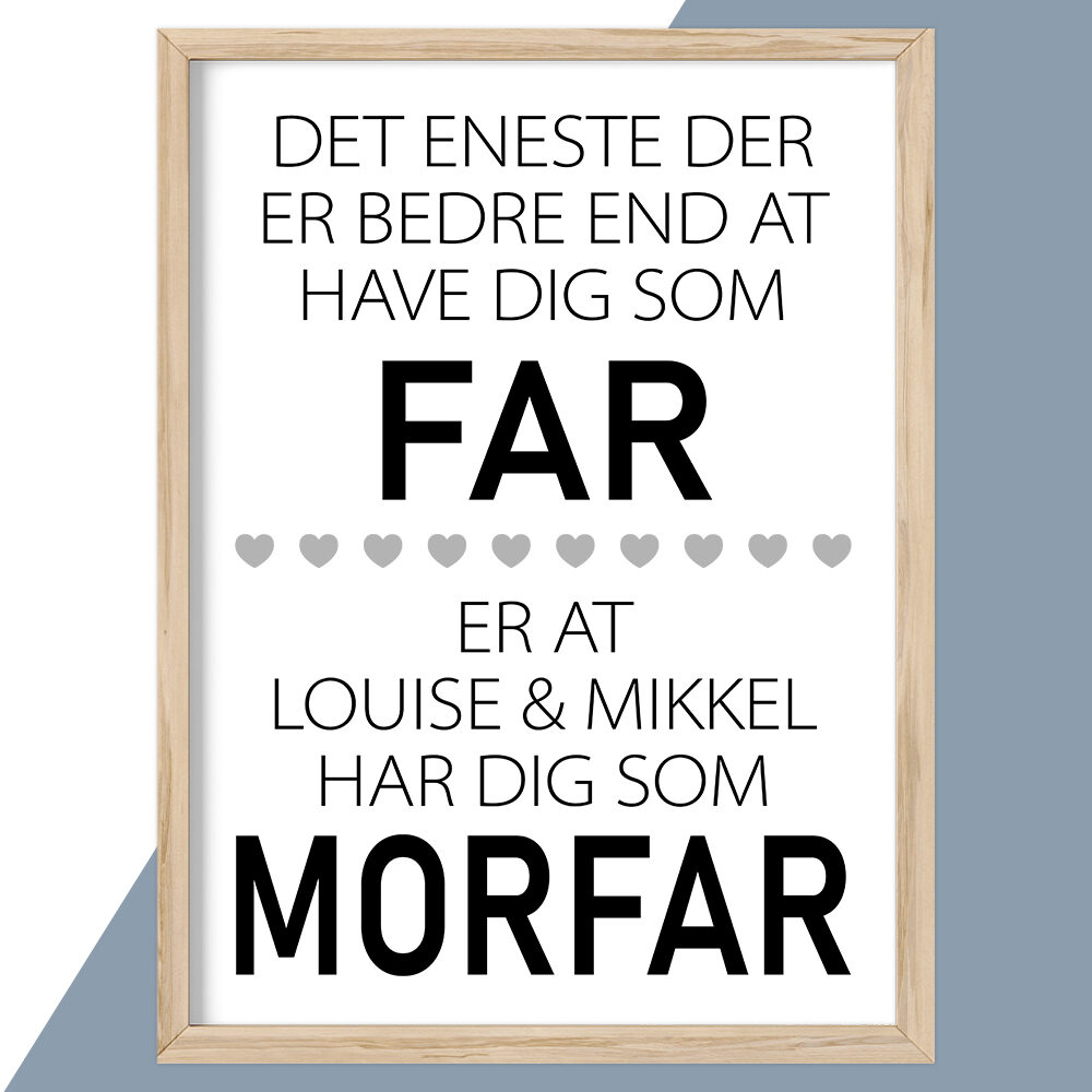 Plakat - personlige plakater - stort udvalg hos Hjemlux.dk