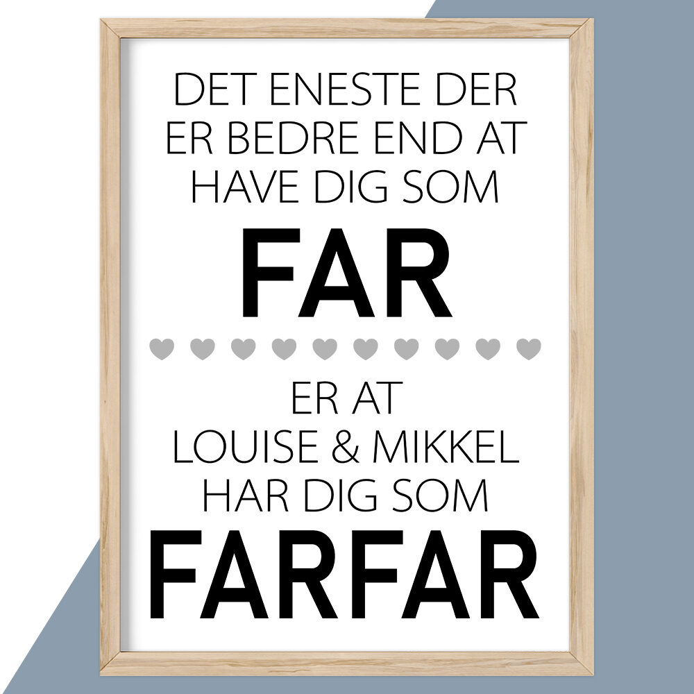 Plakat - personlige plakater - stort udvalg hos Hjemlux.dk