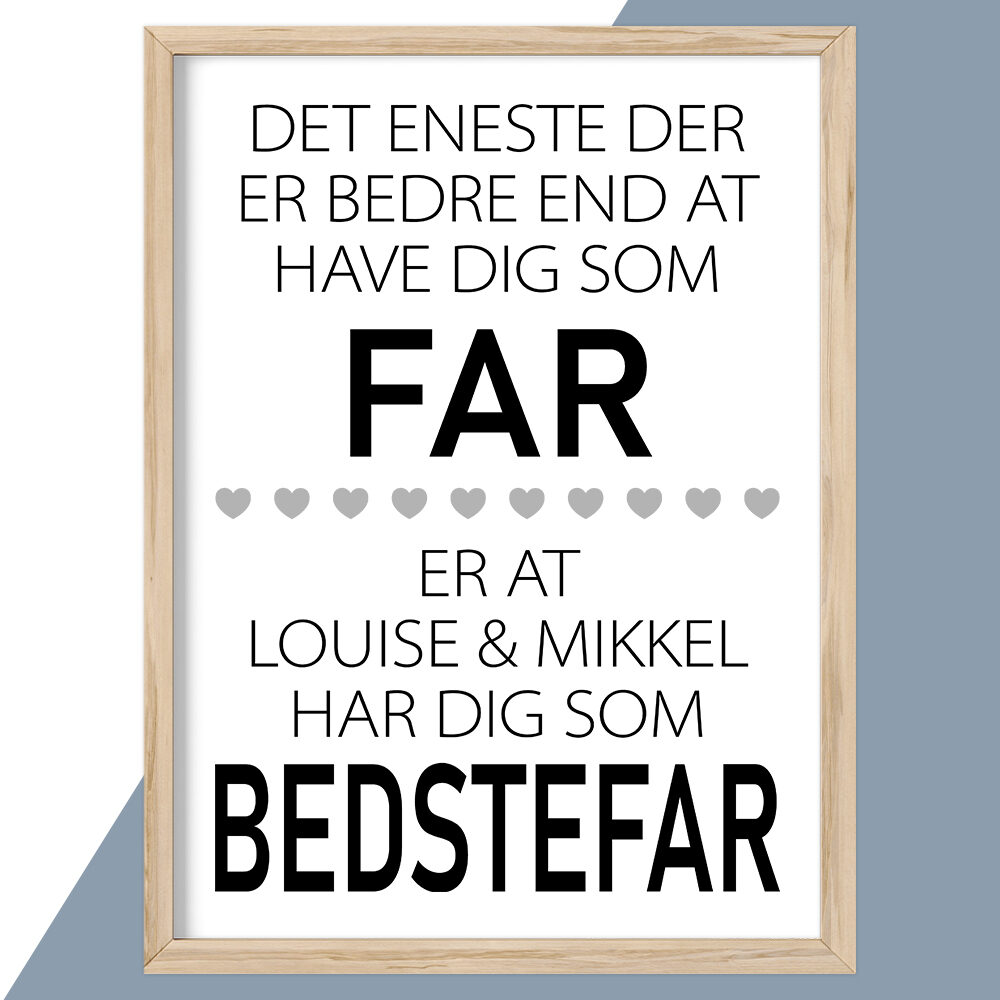 Plakat - personlige plakater - stort udvalg hos Hjemlux.dk