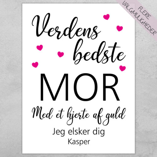 Plakat - personlige plakater - stort udvalg hos Hjemlux.dk