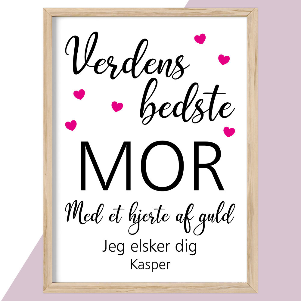 Plakat - personlige plakater - stort udvalg hos Hjemlux.dk