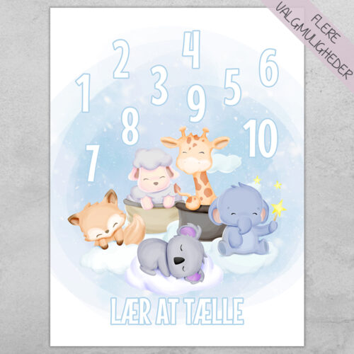 Plakat - Personlige Børne Plakater - stort udvalg hos Hjemlux.dk