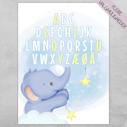 Plakat - Personlige Børne Plakater - stort udvalg hos Hjemlux.dk