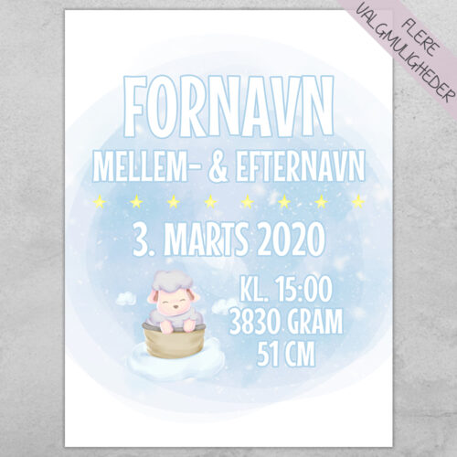 Plakat - Personlige Børne Plakater - stort udvalg hos Hjemlux.dk