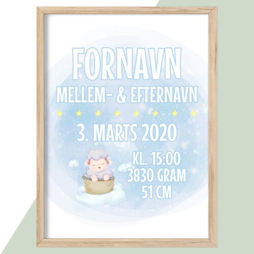 Plakat - Personlige Børne Plakater - stort udvalg hos Hjemlux.dk