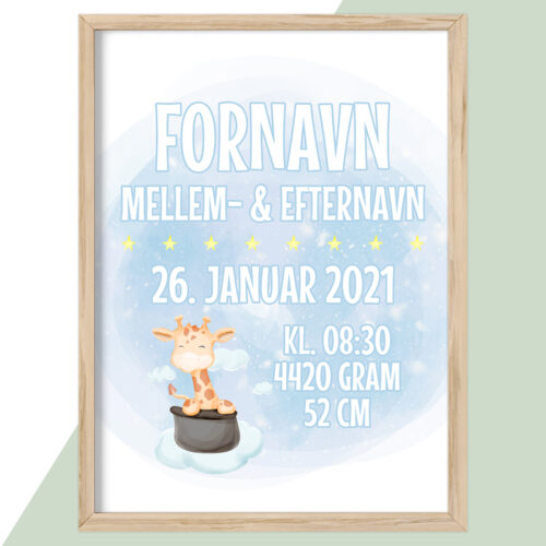 Plakat - Personlige Børne Plakater - stort udvalg hos Hjemlux.dk