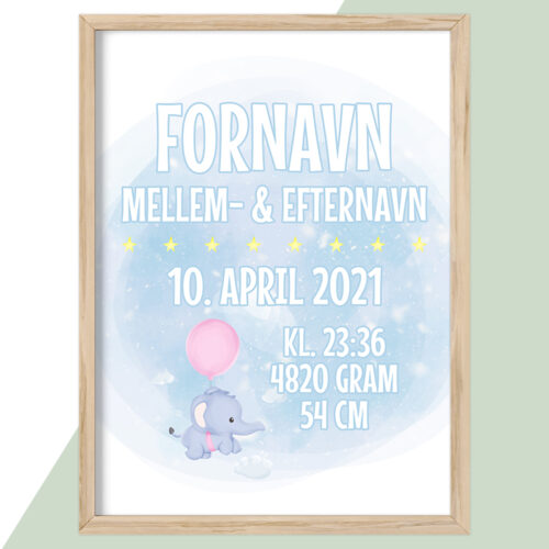 Plakat - Personlige Børne Plakater - stort udvalg hos Hjemlux.dk