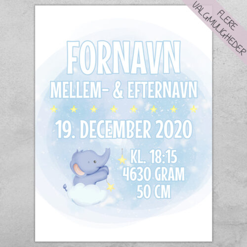 Plakat - Personlige Børne Plakater - stort udvalg hos Hjemlux.dk