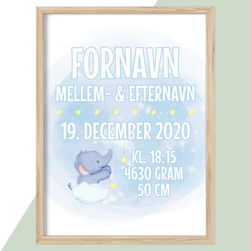 Plakat - Personlige Børne Plakater - stort udvalg hos Hjemlux.dk