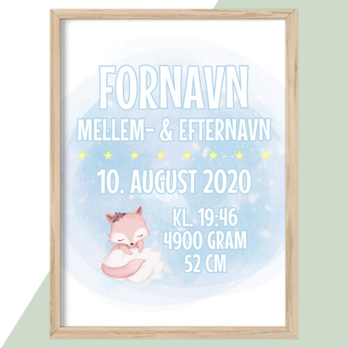 Plakat - Personlige Børne Plakater - stort udvalg hos Hjemlux.dk