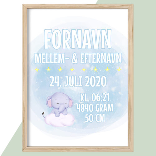 Plakat - Personlige Børne Plakater - stort udvalg hos Hjemlux.dk