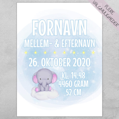 Plakat - Personlige Børne Plakater - stort udvalg hos Hjemlux.dk